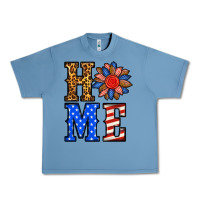 Pebble Blue 4th of july home Urban Heavy Tee - BundleAndBundleShop