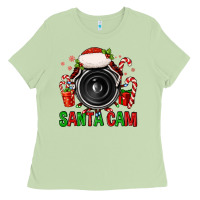 Matcha santa cam Ladies Tee - FaDigitalArtStudio