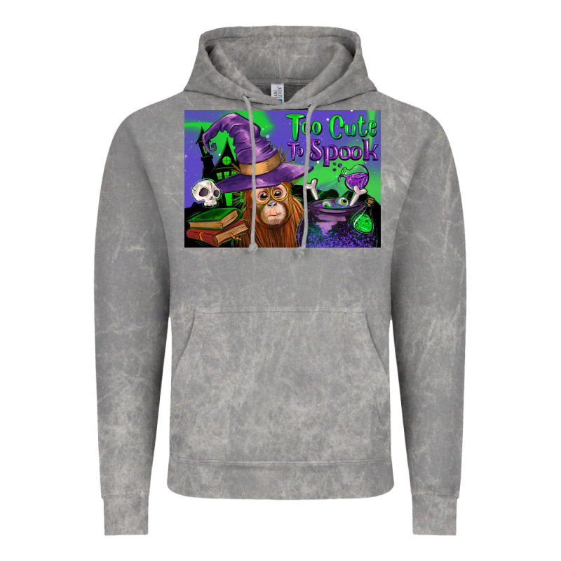 Too Cute To Spook Baby Orangutan Vintage Hoodie by LillyAllenDesigns | Teevron