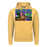Vintage Mustard Too Cute To Spook Baby Orangutan Vintage Hoodie - LillyAllenDesigns