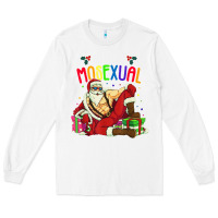 White mens ho ho ho mosexual Long Sleeve Tee - DesigneFamous