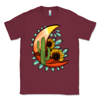 Burgundy Desert Moon Classic Tee - Jasminsmagicworld