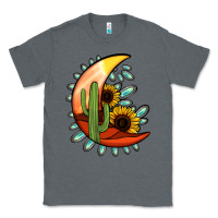 Charcoal Heather Desert Moon Classic Tee - Jasminsmagicworld