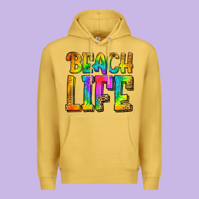 Beach Life Premium Hoodie Designed By Jasminsmagicworld