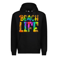 Black beach life Premium Hoodie - Jasminsmagicworld