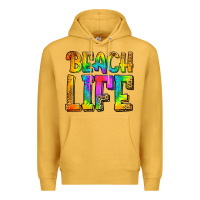 Mustard beach life Premium Hoodie - Jasminsmagicworld