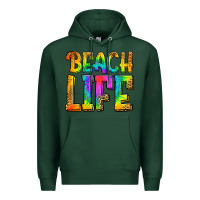 Sports Green beach life Premium Hoodie - Jasminsmagicworld