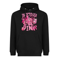 Black in october we wear pink american football Heavyweight Hoodie - RanaPortraitStore