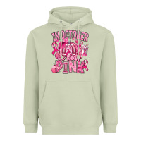 Matcha in october we wear pink american football Heavyweight Hoodie - RanaPortraitStore
