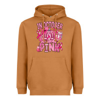 Meerkat in october we wear pink american football Heavyweight Hoodie - RanaPortraitStore
