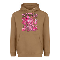 Toasted Coconut in october we wear pink american football Heavyweight Hoodie - RanaPortraitStore
