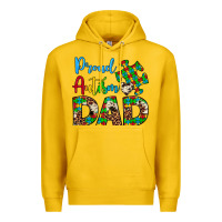 Lemon proud autism dad Premium Hoodie - Artiststas