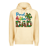 Pina Colada proud autism dad Premium Hoodie - Artiststas