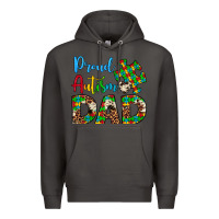 Smoke proud autism dad Premium Hoodie - Artiststas