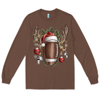 Chestnut christmas football Long Sleeve Tee - SublimationCraftShop