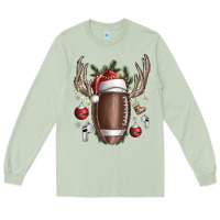 Matcha christmas football Long Sleeve Tee - SublimationCraftShop