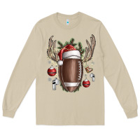 Mushroom christmas football Long Sleeve Tee - SublimationCraftShop
