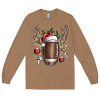 Toasted Coconut christmas football Long Sleeve Tee - SublimationCraftShop