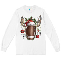 White christmas football Long Sleeve Tee - SublimationCraftShop