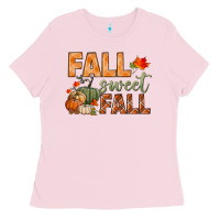 Bubblegum Pink fall sweet fall Ladies Tee - BundleAndBundleShop