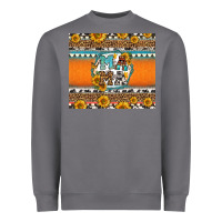 Storm sunflowers hexagon frame mama Heavyweight Sweatshirt - Jasminsmagicworld
