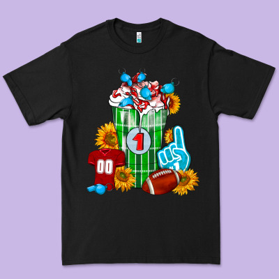 Football Frappe Premium Tee Designed By Fadigitalartstudio
