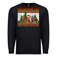 Black joy reindeer Premium Sweatshirt - Jasminsmagicworld
