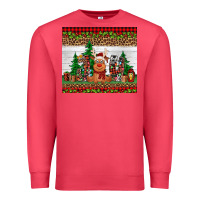 Cardinal joy reindeer Premium Sweatshirt - Jasminsmagicworld