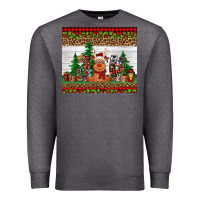 Charcoal Heather joy reindeer Premium Sweatshirt - Jasminsmagicworld