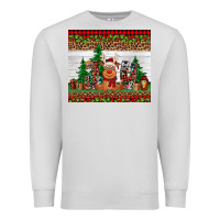 Dove Grey joy reindeer Premium Sweatshirt - Jasminsmagicworld