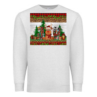 Oatmeal Heather joy reindeer Premium Sweatshirt - Jasminsmagicworld