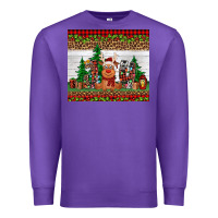 Purple joy reindeer Premium Sweatshirt - Jasminsmagicworld