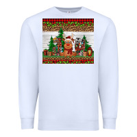 White joy reindeer Premium Sweatshirt - Jasminsmagicworld