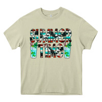 Mossy Summer Time Cowhide Serape Heavy Core Tee - CowCowDesign