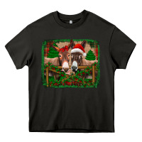 Asphalt christmas donkeys Heavy Core Tee - Jasminsmagicworld