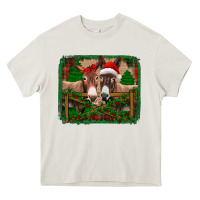 Christmas Donkeys Heavy Core Tee | Teevron