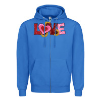 True Royal valentines day love sunflowers Zipper Hoodie - RanaPortraitStore