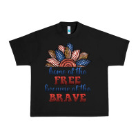 Black home of the free because of the brave Urban Heavy Tee - BundleAndBundleShop