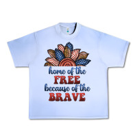 Grape Ice home of the free because of the brave Urban Heavy Tee - BundleAndBundleShop