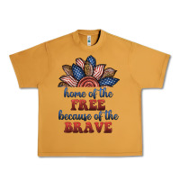Peanut Butter home of the free because of the brave Urban Heavy Tee - BundleAndBundleShop