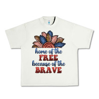 Pistachio home of the free because of the brave Urban Heavy Tee - BundleAndBundleShop