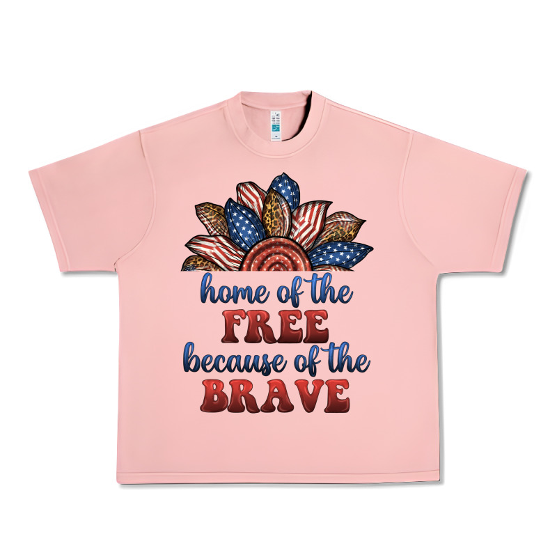Home Of The Free Because Of The Brave Urban Heavy Tee by BundleAndBundleShop | Teevron