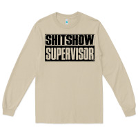 Mushroom shitshow supervisor Long Sleeve Tee - DesigneFamous