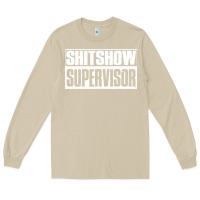 Mushroom shitshow supervisor Long Sleeve Tee - DesigneFamous