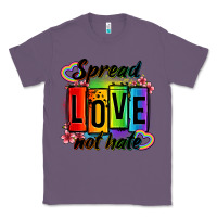 Lavender spread love not hate Classic Tee - OliviaCreatesArt