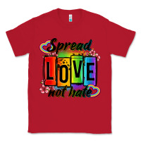 Red spread love not hate Classic Tee - OliviaCreatesArt