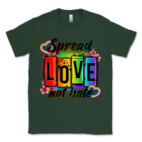 Sports Green spread love not hate Classic Tee - OliviaCreatesArt