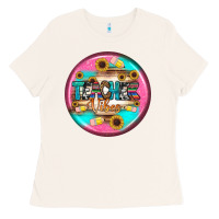 Bone teacher vibe earrings Ladies Tee - BundleAndBundleShop