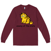 Burgundy comrade garf classic Long Sleeve Tee - DesigneFamous