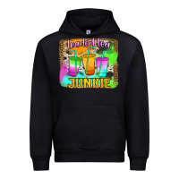 Black Loaded Tea Junkie Urban Hoodie - Jasminsmagicworld